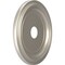 Ekena Millwork Traditional PVC Medallion (Canopies up to 11 1/2"), 19"OD x 3 1/2"ID x 1 1/2"P, Bright Coat Aluminum CMP19TRBAL - alternate 5